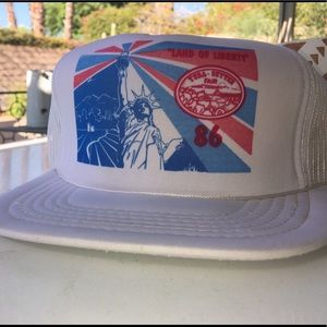 Vintage Trucker Hat patriot American Liberty